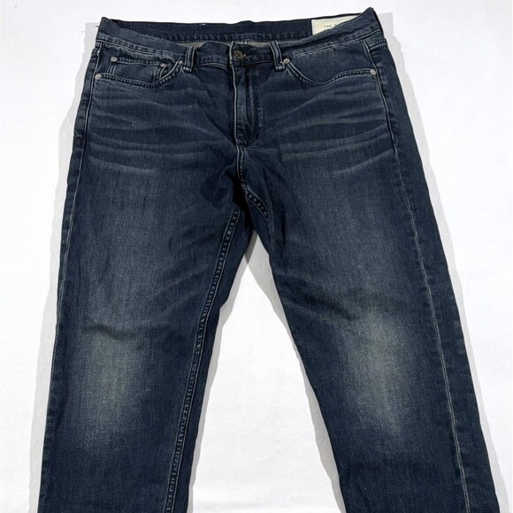 Rag & Bone Mens Blue Denim Dark Wash Jeans Cotton Fit 2 Slim Leg Pants Sz 34x32 - Picture 2 of 12